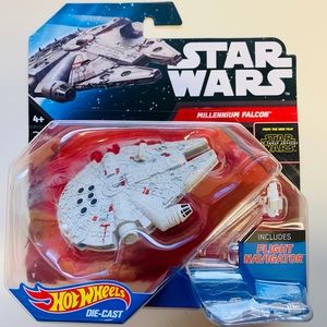 Vintage NEW Star Wars Millennium Falcon Hot Wheels Collectible HTF